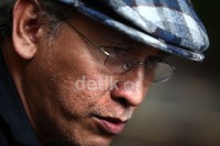 Iwan Fals saat ditemui di Rolingstone Cafe, Jakarta Selatan, Selasa (26/3/2013).