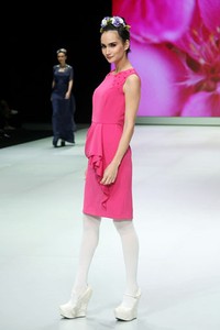 Jakarta, Indonesia - 17 Februari 2013. Votum by Sebastian Gunawan Spring Blossom. Indonesia Fashion Week 2013 at Jakarta Convention Center. Senayan. Jakarta. [Foto: Mohammad Abduh/Wolipop]