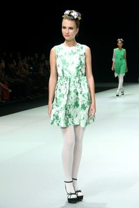 Jakarta, Indonesia - 17 Februari 2013. Votum by Sebastian Gunawan Spring Blossom. Indonesia Fashion Week 2013 at Jakarta Convention Center. Senayan. Jakarta. [Foto: Mohammad Abduh/Wolipop]