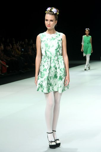 Jakarta, Indonesia - 17 Februari 2013. Votum by Sebastian Gunawan Spring Blossom. Indonesia Fashion Week 2013 at Jakarta Convention Center. Senayan. Jakarta. [Foto: Mohammad Abduh/Wolipop]