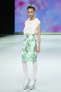 Jakarta, Indonesia - 17 Februari 2013. Votum by Sebastian Gunawan Spring Blossom. Indonesia Fashion Week 2013 at Jakarta Convention Center. Senayan. Jakarta. [Foto: Mohammad Abduh/Wolipop]