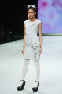 Jakarta, Indonesia - 17 Februari 2013. Votum by Sebastian Gunawan Spring Blossom. Indonesia Fashion Week 2013 at Jakarta Convention Center. Senayan. Jakarta. [Foto: Mohammad Abduh/Wolipop]