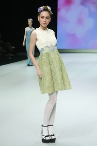 Jakarta, Indonesia - 17 Februari 2013. Votum by Sebastian Gunawan Spring Blossom. Indonesia Fashion Week 2013 at Jakarta Convention Center. Senayan. Jakarta. [Foto: Mohammad Abduh/Wolipop]