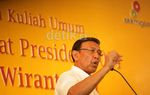 Wiranto Bicara Isu-isu Terkini