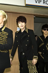 Sebelum tampil di 'SS5' hari kedua, Super Junior menggelar jumpa pers bersama awak media. Reuters/TenAsia/Chae Ki-won.