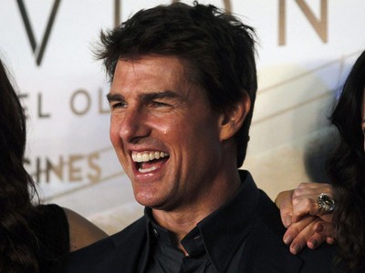Wajah Sumringah Tom Cruise