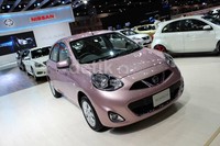 Nissan March dipamerkan di ajang Bangkok Motor Show 2013, Rabu (27/3/2013).