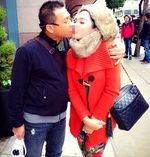 Kecupan Mesra Anang untuk Ashanty di San Francisco