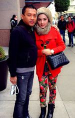 Kecupan Mesra Anang untuk Ashanty di San Francisco