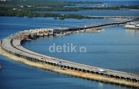 Jalan Tol Di atas Perairan diharapkan akan memecah kemacetan dari dan ke Bandara Ngurah Rai.