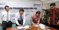 Penandatanganan perjanjian kerjasama pemberian fasilitas kredit dilakukan di Jakarta, Kamis (28/3/2013). (dok BRI).