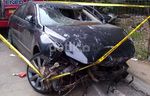 Kecelakaan, Camry Berisikan 6 Paket Sabu Ringsek