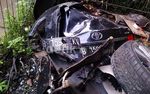 Kecelakaan, Camry Berisikan 6 Paket Sabu Ringsek