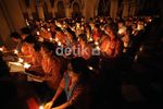 Misa Sabtu Suci Jelang Paskah di Katedral