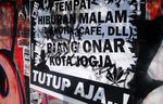 Poster Tolak Preman di Yogyakarta