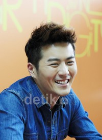 Wajah sumringah Eru.