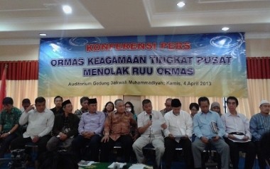 NU-Muhammadiyah dan Puluhan Ormas Keagamaan Tolak RUU Ormas