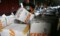 Aktivitas pengiriman cargo  terus meningkat di Bandara Soekarno- Hatta.     