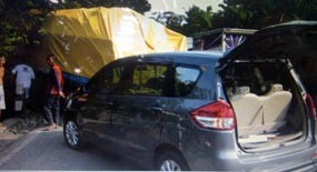 Lagi, Kecelakaan di Tuban Libatkan Truk Muat Semen Gresik 