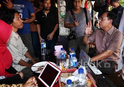 Djan Faridz Silaturahmi dengan Pewarta Foto
