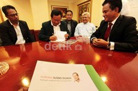 Pertemuan tersebut juga dihadiri oleh Ketum PBB MS Ka'ban.
