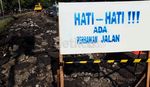 Jalan KH Noer Ali Mulai Diperbaiki