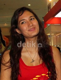 Nadine saat ditemui di kawasan Senayan, Jakarta Selatan, Kamis (4/4/2013).