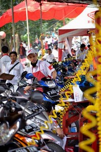 Service gratis yang diberikan berupa tune up ringan dan ganti oli serta busi gratis. (dok honda).