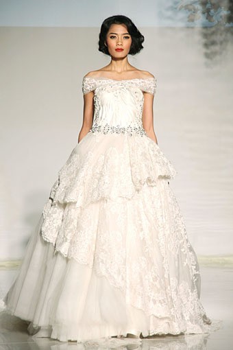 Jakarta, Indonesia - 04 April 2013. Andreas Odang Sweet Love. Bazaar Wedding Exhibition 2013 at Ballroom Hotel Ritz Carlton. Pacific Place. Jakarta. [Foto: Mohammad Abduh/Wolipop]