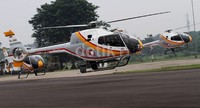 TNI AU menggelar galdi kotor menyambut perayaan HUT TNI 9 April mendatang. Gus Mun/detikFoto.