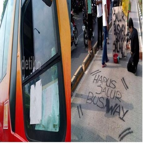 4 Pelanggaran Lalin yang Berujung pada Perusakan Bus TransJ