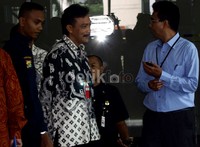 Andi Mallarangeng langsung memasuki ruang pemeriksaan. Ramses/detikFoto.