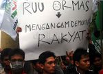 Aktivis Yogya Tolak RUU Ormas