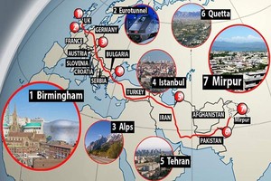 Rute Bus Terpanjang di Dunia, Dari Inggris ke Pakistan!