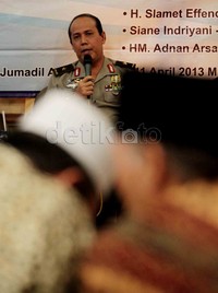 Hadir dalam diskusi tersebut, Kabag Penum Mabes Polri, Brigjen (Pol) Boy Rafli Amar.