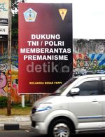 Spanduk Berantas Premanisme Bertebaran di Yogya