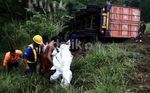 2 Pekerja Tewas Diseruduk Truk Trailer