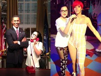 Ia pun berfoto dengan Presiden Barack Obama dan penyanyi Rihanna. (Instagram)