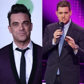 Bikin Lagu tentang UFO, Robbie Williams Ajak Duet Michael Buble