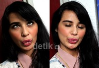 Ini wajah jelek Shireen Sungkar. (dok. detikHOT).