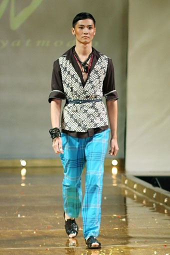 Jakarta, Indonesia - 10 April. M by Musa Widyatmodjo Pria / Summer 2013. Kemang Fashion Week 2013 at Lippo Mal Kemang. 10 April 2013. Jakarta. [Foto: Mohammad Abduh/Wolipop]