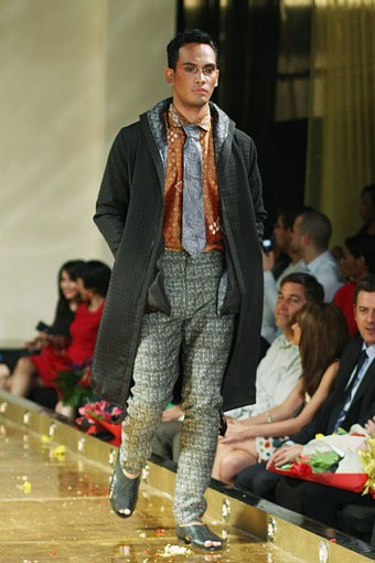 Jakarta, Indonesia - 10 April. M by Musa Widyatmodjo Pria / Summer 2013. Kemang Fashion Week 2013 at Lippo Mal Kemang. 10 April 2013. Jakarta. [Foto: Mohammad Abduh/Wolipop]