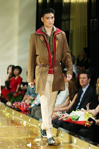 Jakarta, Indonesia - 10 April. M by Musa Widyatmodjo Pria / Summer 2013. Kemang Fashion Week 2013 at Lippo Mal Kemang. 10 April 2013. Jakarta. [Foto: Mohammad Abduh/Wolipop]