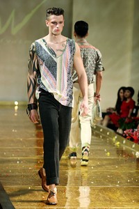 Jakarta, Indonesia - 10 April. M by Musa Widyatmodjo Pria / Summer 2013. Kemang Fashion Week 2013 at Lippo Mal Kemang. 10 April 2013. Jakarta. [Foto: Mohammad Abduh/Wolipop]