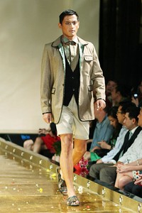 Jakarta, Indonesia - 10 April. M by Musa Widyatmodjo Pria / Summer 2013. Kemang Fashion Week 2013 at Lippo Mal Kemang. 10 April 2013. Jakarta. [Foto: Mohammad Abduh/Wolipop]