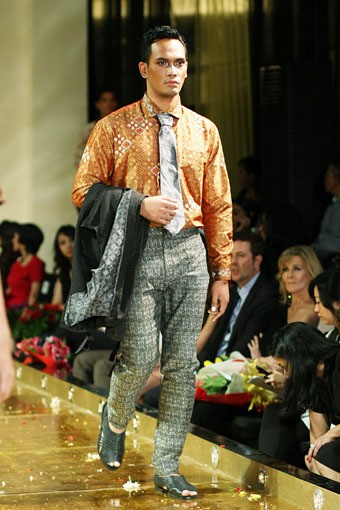 Jakarta, Indonesia - 10 April. M by Musa Widyatmodjo Pria / Summer 2013. Kemang Fashion Week 2013 at Lippo Mal Kemang. 10 April 2013. Jakarta. [Foto: Mohammad Abduh/Wolipop]