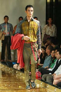 Jakarta, Indonesia - 10 April. M by Musa Widyatmodjo Pria / Summer 2013. Kemang Fashion Week 2013 at Lippo Mal Kemang. 10 April 2013. Jakarta. [Foto: Mohammad Abduh/Wolipop]