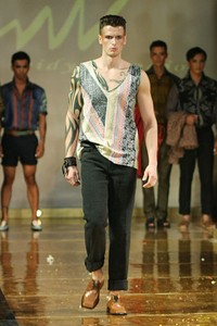 Jakarta, Indonesia - 10 April. M by Musa Widyatmodjo Pria / Summer 2013. Kemang Fashion Week 2013 at Lippo Mal Kemang. 10 April 2013. Jakarta. [Foto: Mohammad Abduh/Wolipop]