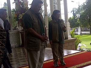 SBY dan Bu Ani Nikmati Musik Gamelan Sebelum Buka Diplomatic Gathering
