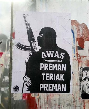 Muncul Poster Seram di Yogya, Isinya Awas, Preman Teriak Preman